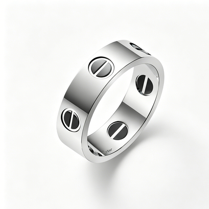 [Lumi Jewelry]LOVE RING 5.5MM NO DIAMONDS  CERAMIC