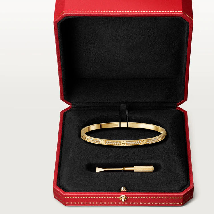 [Lumi Jewelry]LOVE BRACELET 3.65MM DIAMOND-PAVED