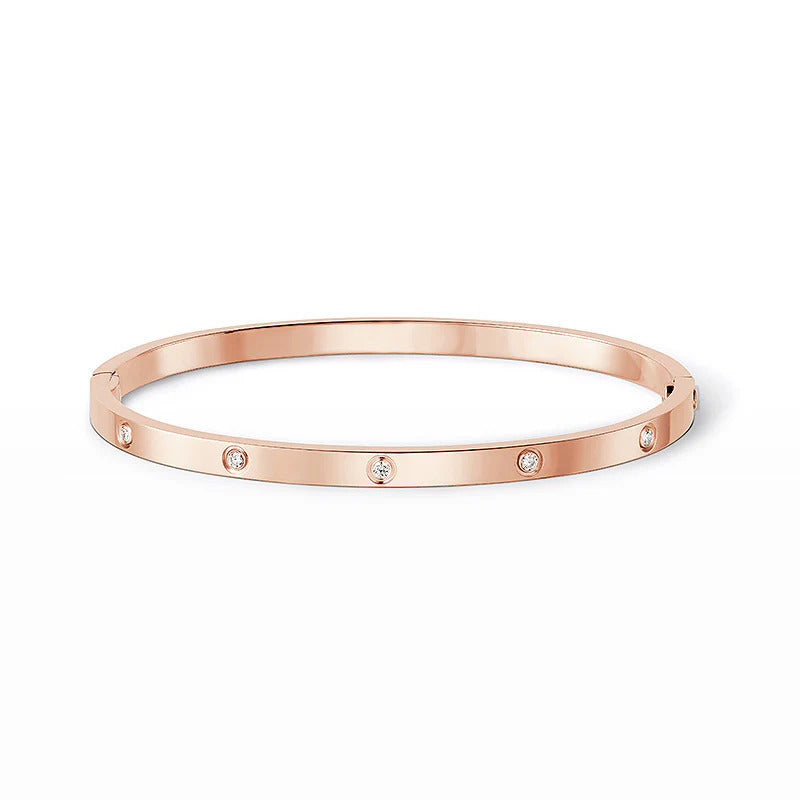 [Lumi Jewelry]LOVE BRACELET 3.65MM 10 DIAMONDS
