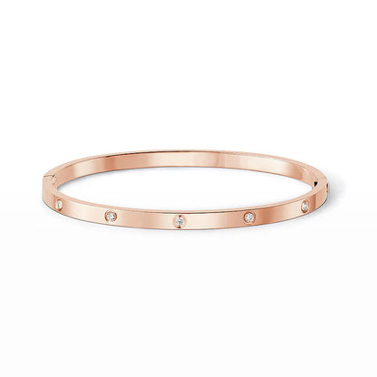 [Lumi Jewelry]LOVE BRACELET 3.65MM 10 DIAMONDS