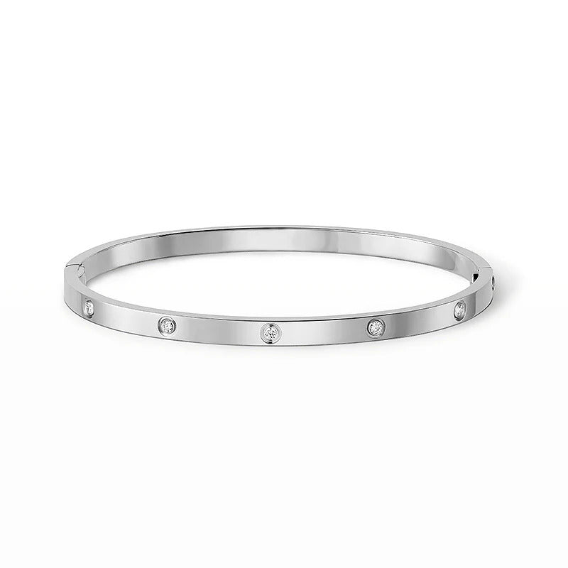 [Lumi Jewelry]LOVE BRACELET 3.65MM 10 DIAMONDS