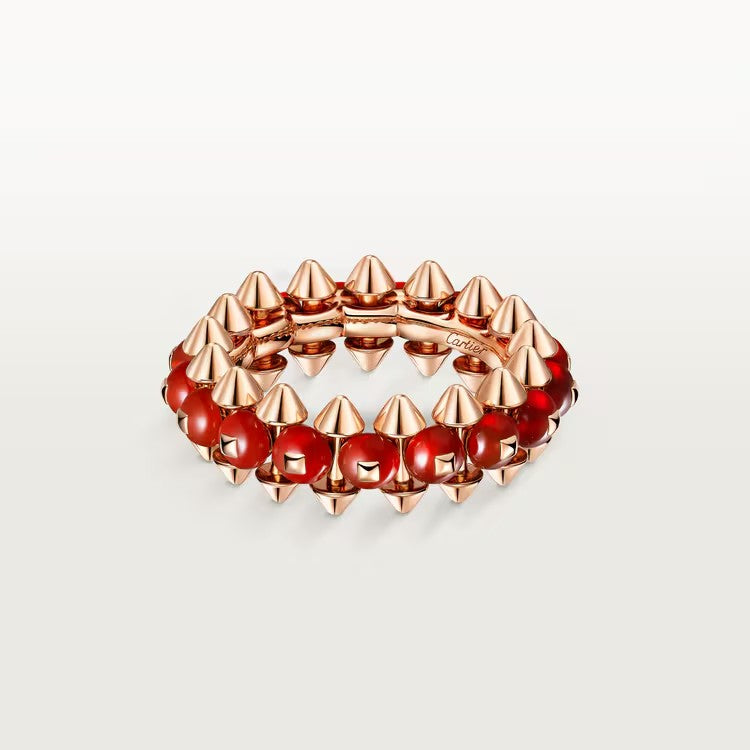 [Lumi Jewelry]CLASH 7.9MM AGATE CHALCEDONY RING