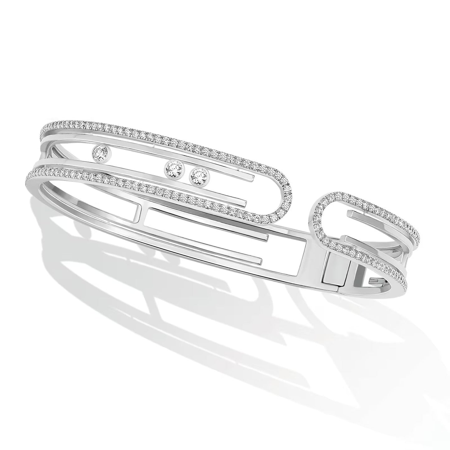 [Lumi Jewelery]MOVE 10TH PAVED DIAMOND BRACELET