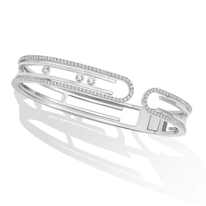 [Lumi Jewelery]MOVE 10TH PAVED DIAMOND BRACELET