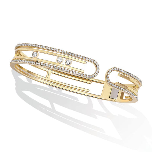 [Lumi Jewelery]MOVE 10TH PAVED DIAMOND BRACELET
