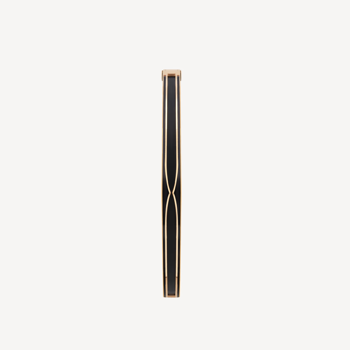 [Lumi Jewelry]ZERO 1 PINK GOLD WITH MATTE BLACK CERAMIC BRACELET