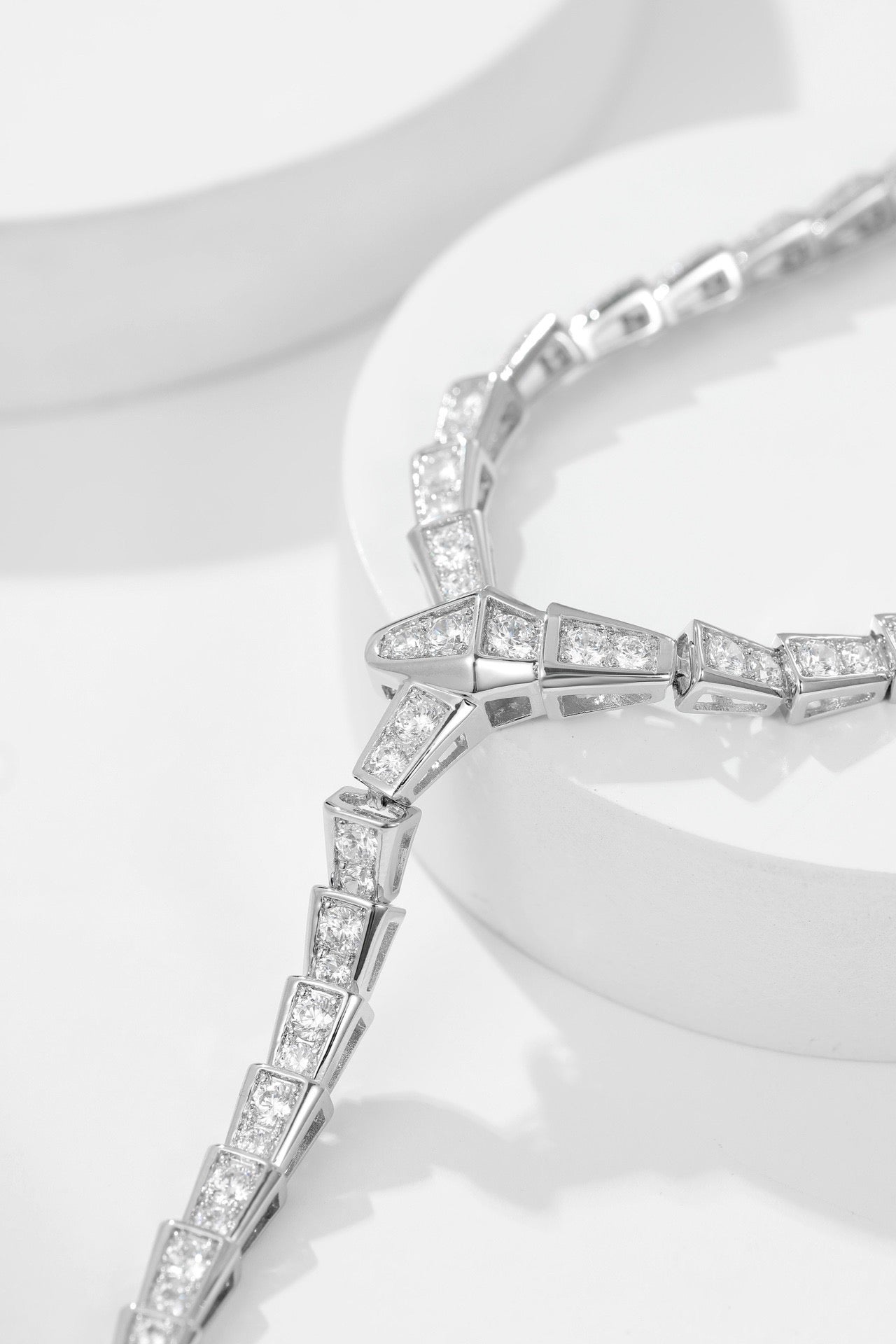 [Lumi Jewelry]SERPENTI NECKLACE SILVER DIAMOND