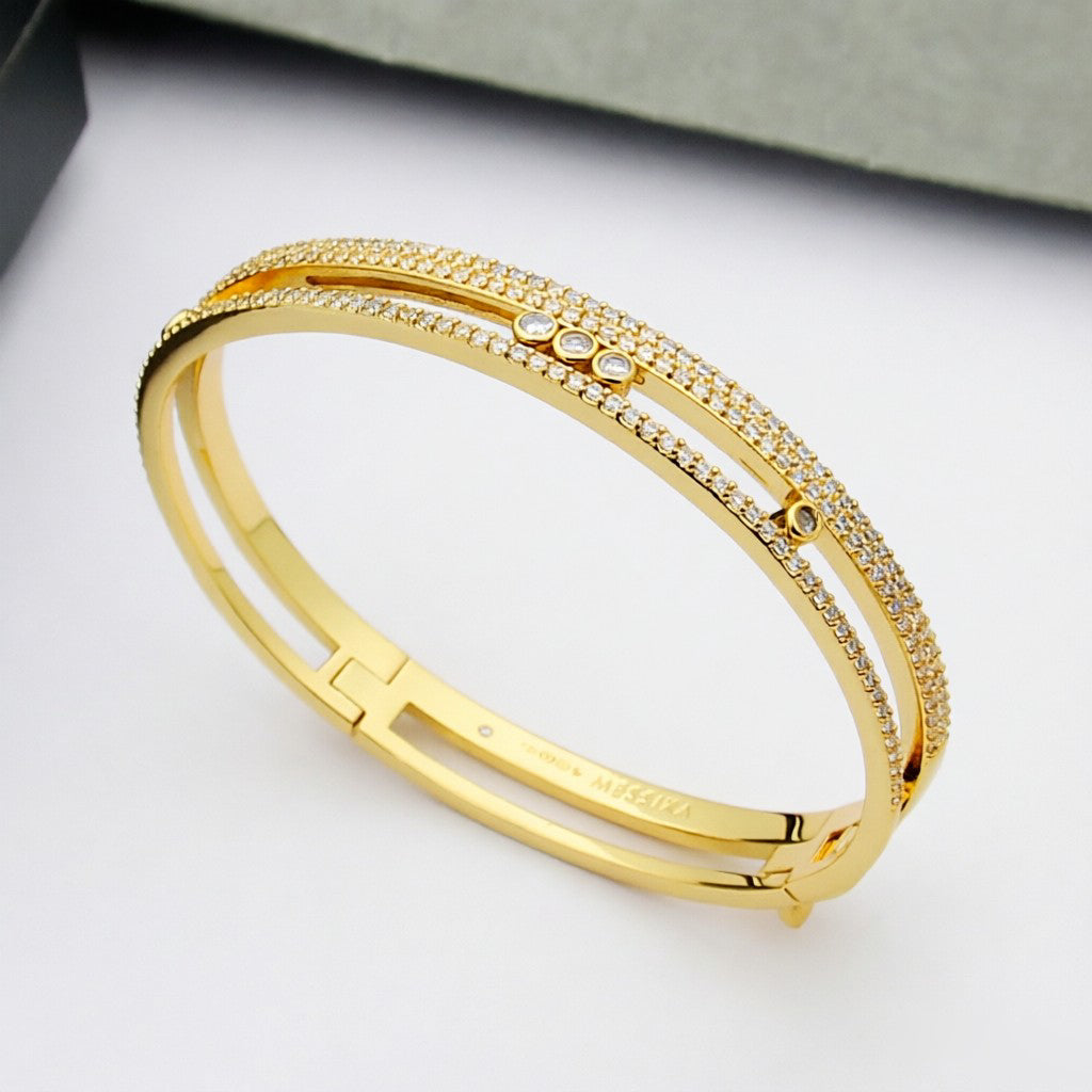 [Lumi Jewelery]Move Romane pav辿 bangle
