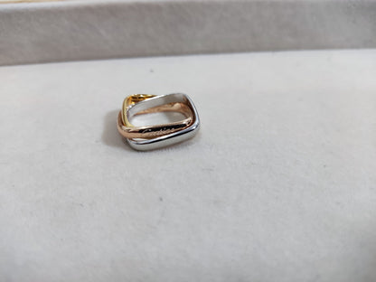 [Lumi Jewelry]TRINITY RING GOLD PINK GOLD SILVER