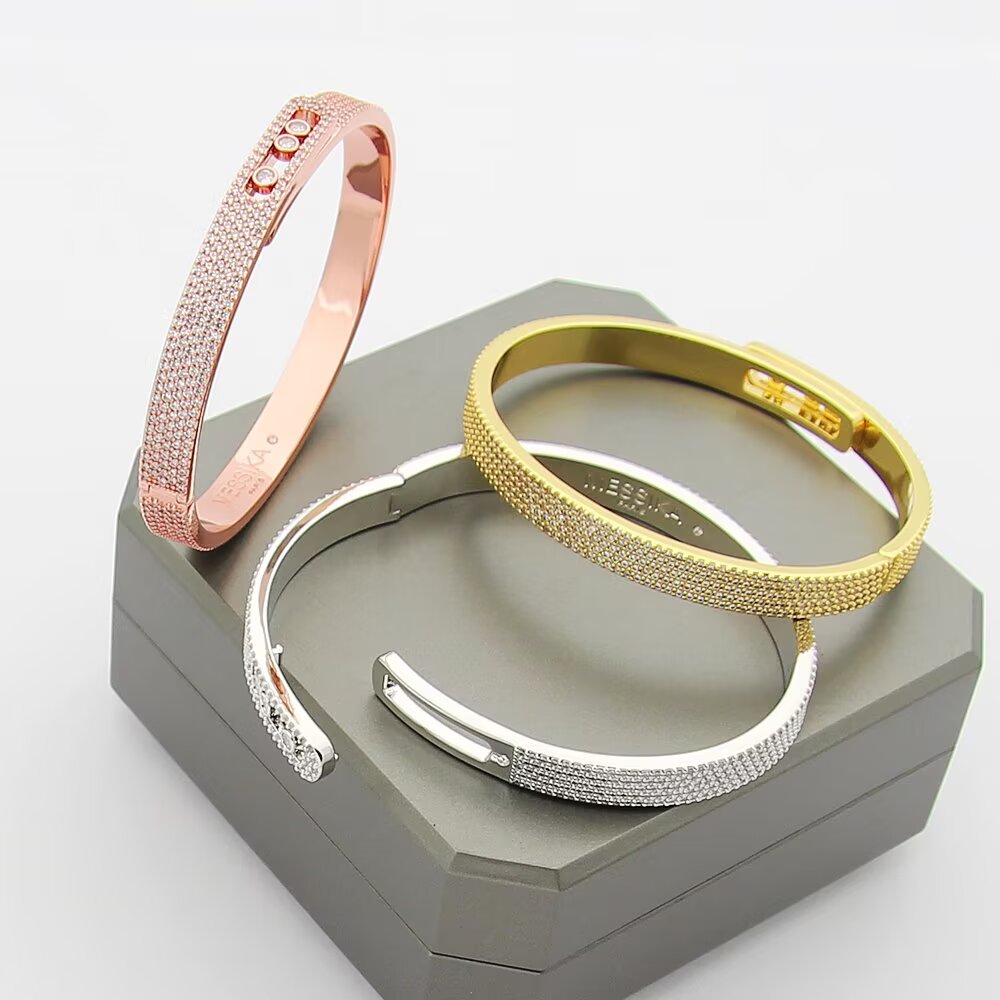 [Lumi Jewelery]Move Noa Full Pav辿 Diamond Bangle Bracelet