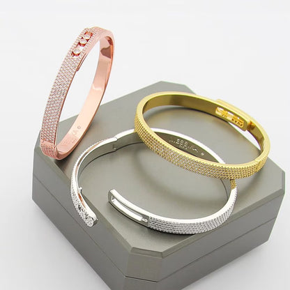 [Lumi Jewelery]Move Noa Full Pav辿 Diamond Bangle Bracelet