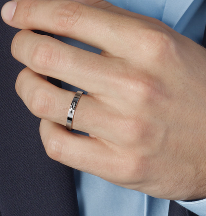 [Lumi Jewelry]ALLIANCE LIENS VIDENCE 3MM RING