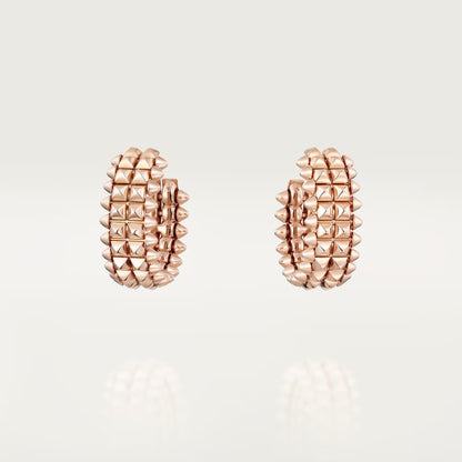 [Lumi Jewelry]CLASH 9.2MM DOUBLE ROW EARRINGS