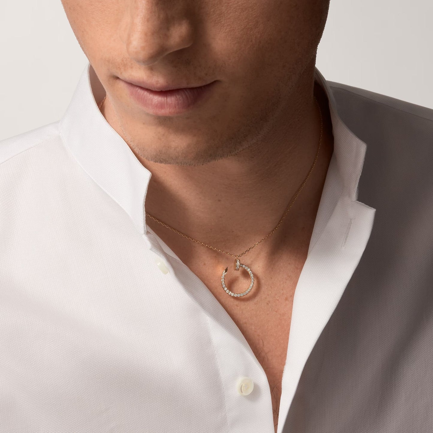 [Lumi Jewelry]JUSTE NECKLACE FULL DIAMOND