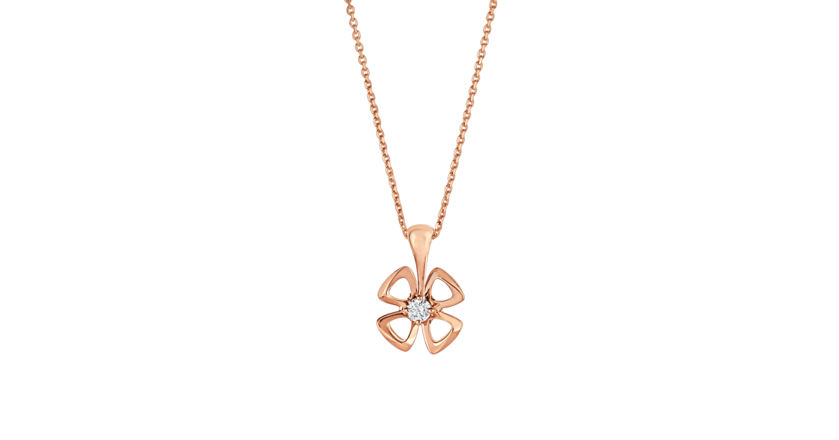[Lumi Jewelry]FIOREVER NECKLACE DIAMOND CENTER