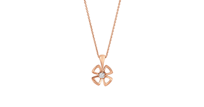 [Lumi Jewelry]FIOREVER NECKLACE DIAMOND CENTER
