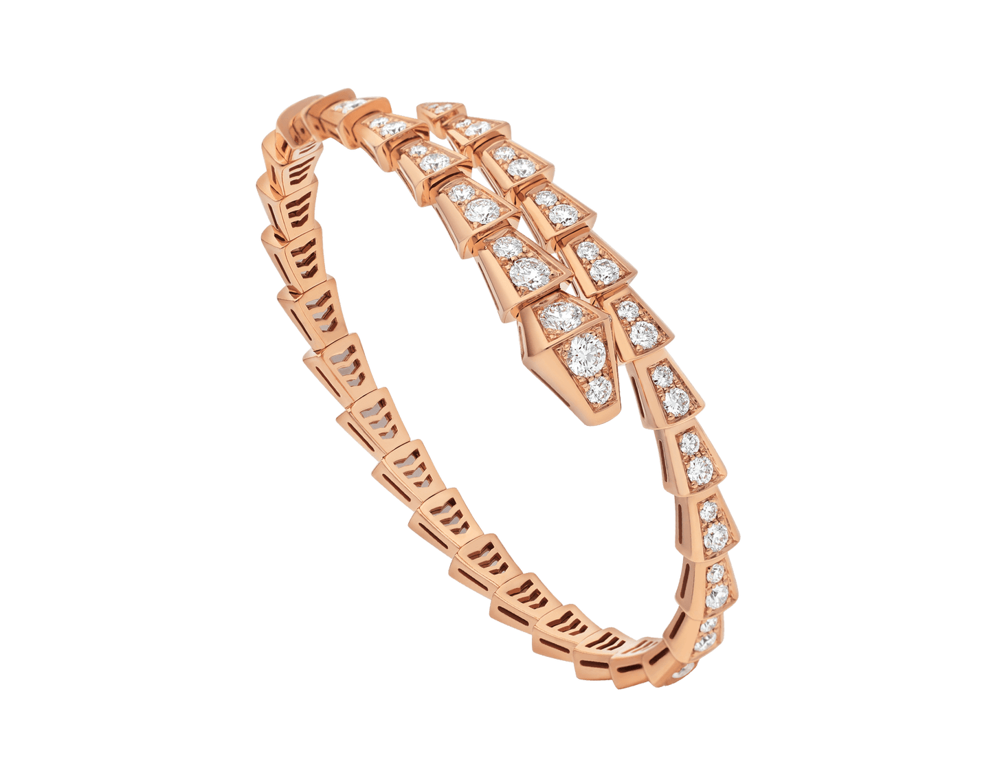 [Lumi Jewelry]SERPENTI BRACELET 6.8MM PINK GOLD DIAMOND