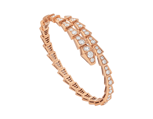 [Lumi Jewelry]SERPENTI BRACELET 6.8MM PINK GOLD DIAMOND