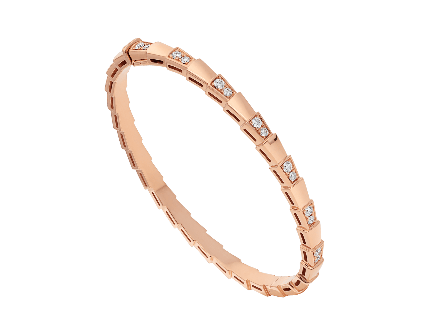 [Lumi Jewelry]SERPENTI BRACELET PINK GOLD DIAMOND