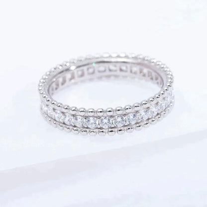 [Lumi Jewelry]PERLEE DIAMOND SILVER RING