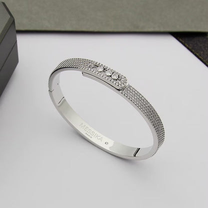 [Lumi Jewelery]Move Noa Full Pav辿 Diamond Bangle Bracelet