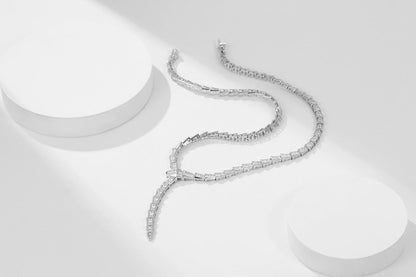 [Lumi Jewelry]SERPENTI NECKLACE SILVER DIAMOND