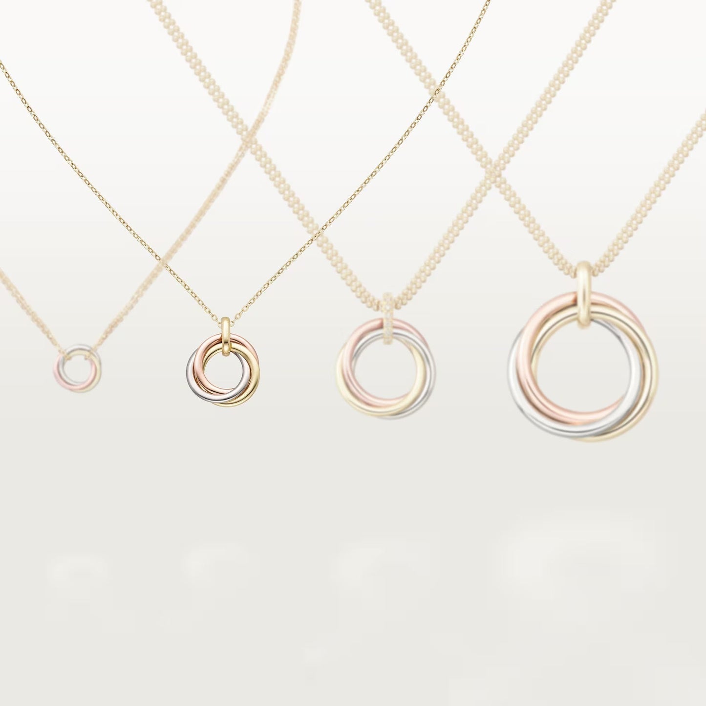 [Lumi Jewelry]TRINITY SMALL NECKLACE