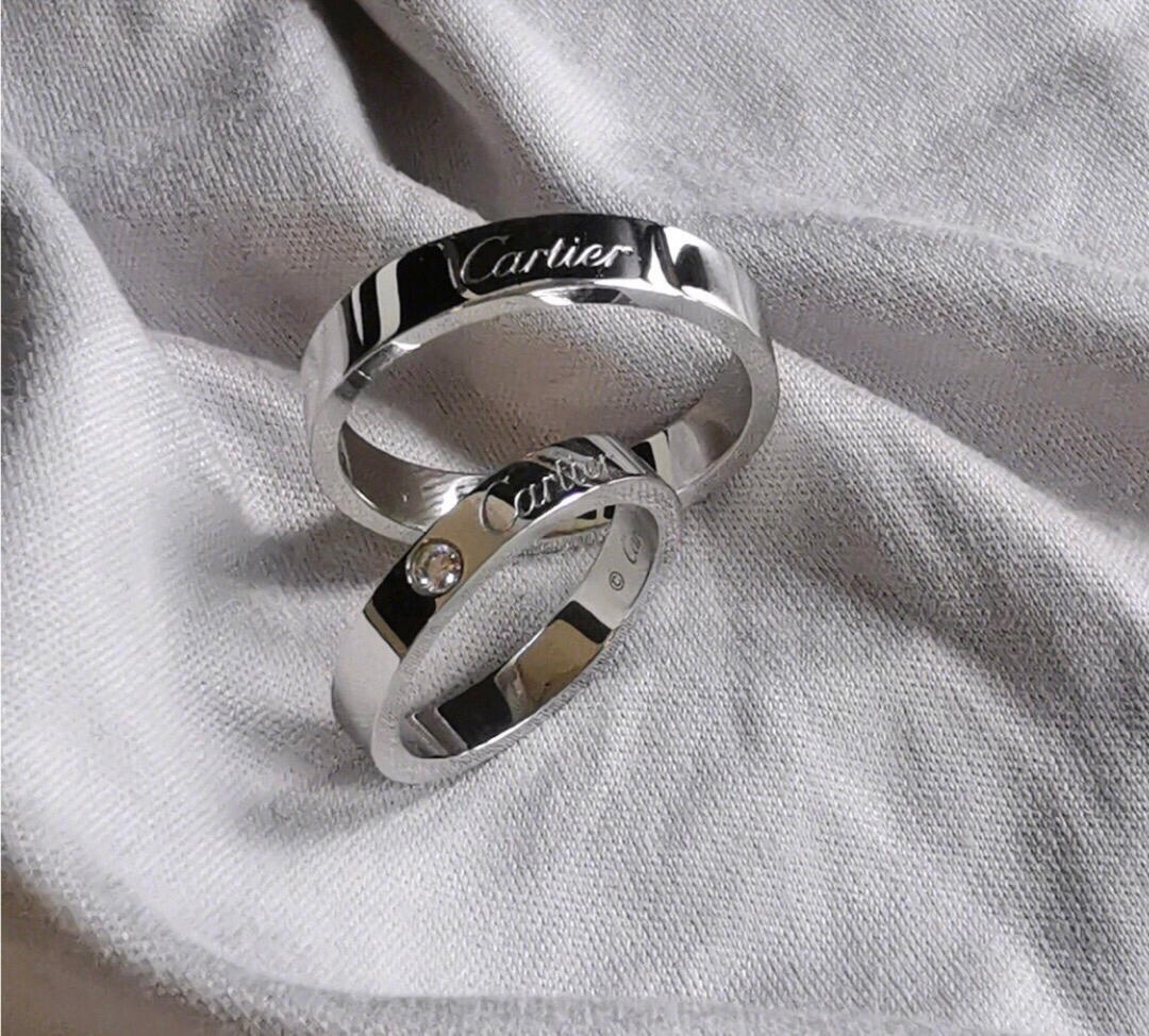 [Lumi Jewelry]C PLATINUM 1 DIAMOND RING