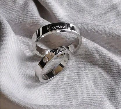 [Lumi Jewelry]C PLATINUM 1 DIAMOND RING