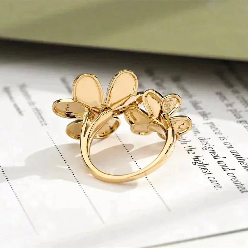 [Lumi Jewelry]CLOVER COMOS GOLD DIAMOND RING