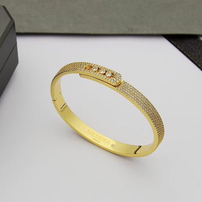 [Lumi Jewelery]Move Noa Full Pav辿 Diamond Bangle Bracelet