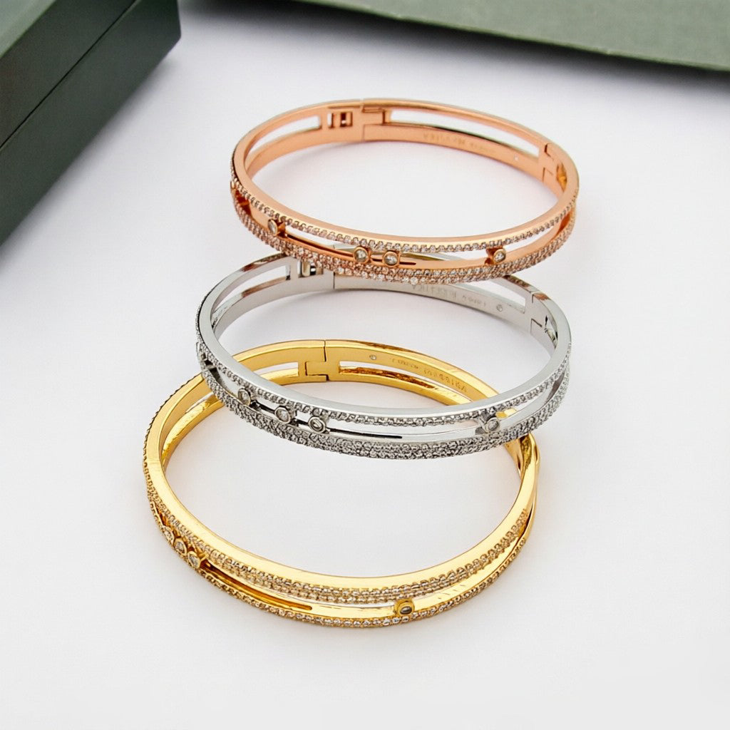 [Lumi Jewelery]Move Romane pav辿 bangle