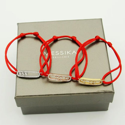 [Lumi Jewelery]Messika Care(s) pink cord pav辿 bracelet