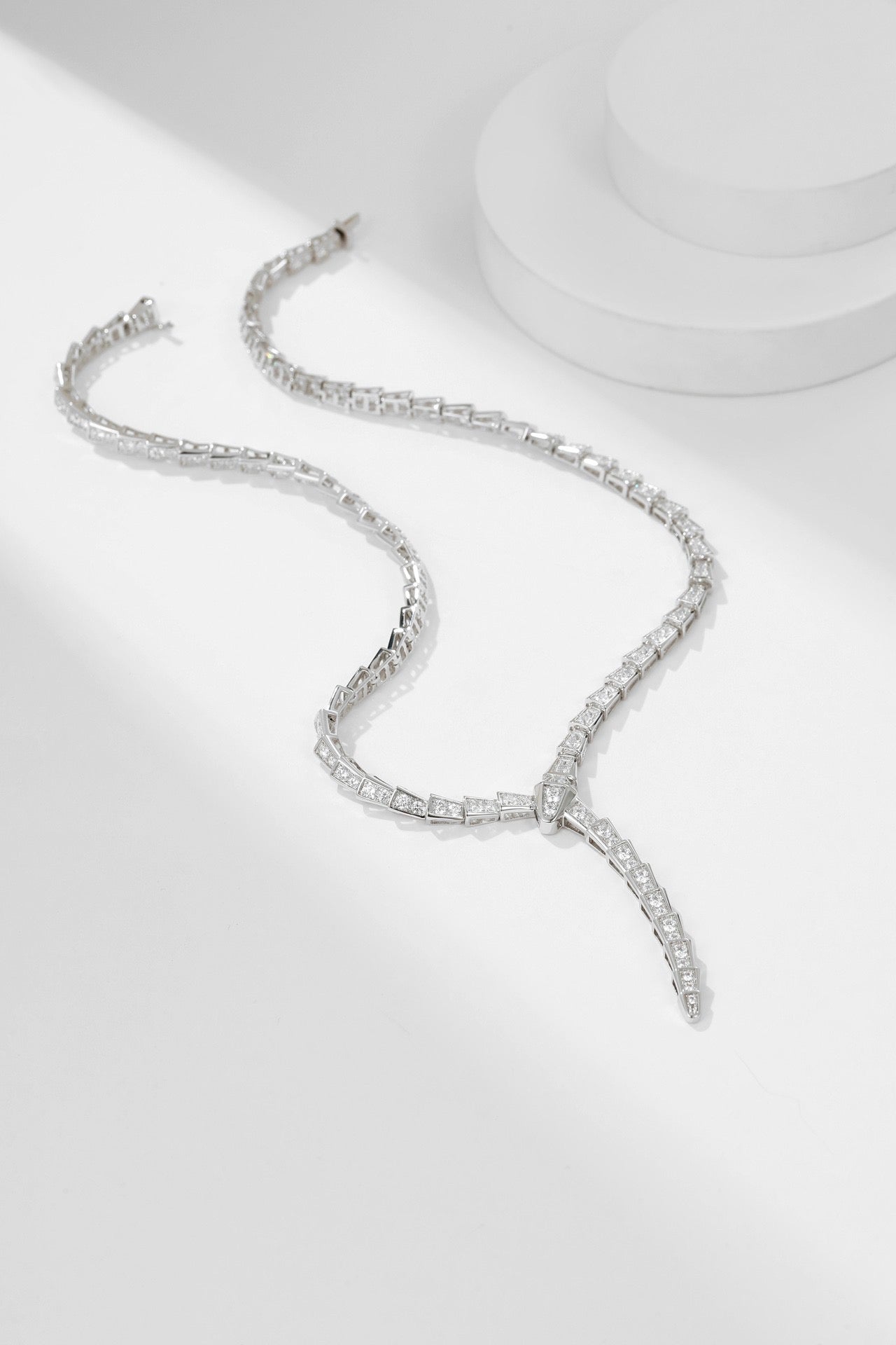 [Lumi Jewelry]SERPENTI NECKLACE SILVER DIAMOND