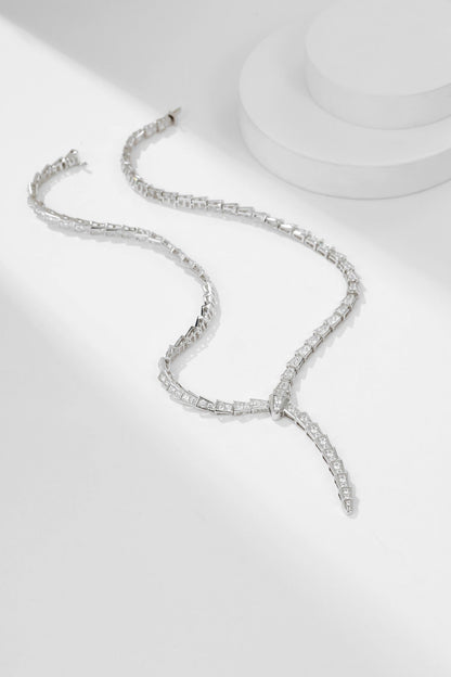 [Lumi Jewelry]SERPENTI NECKLACE SILVER DIAMOND