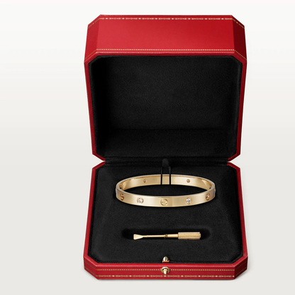 [Lumi Jewelry]LOVE BRACELET 6.1MM 4 DIAMONDS