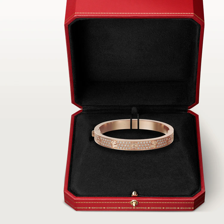 [Lumi Jewelry]LOVE BRACELET 6.1MM DIAMOND-PAVED