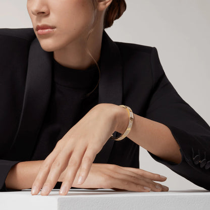 [Lumi Jewelry]LOVE BRACELET 6.1MM DIAMOND-PAVED
