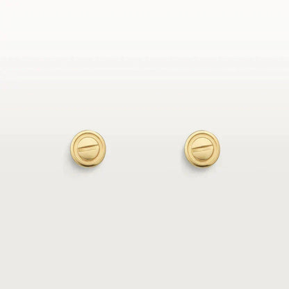 [Lumi Jewelry]LOVE EARRINGS GOLD 10MM