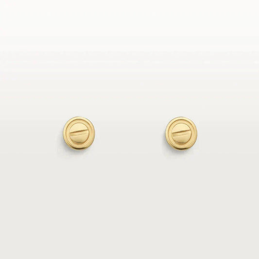 [Lumi Jewelry]LOVE EARRINGS GOLD 10MM