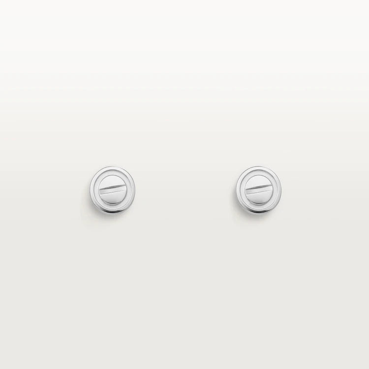 [Lumi Jewelry]LOVE EARRINGS SILVER 10MM