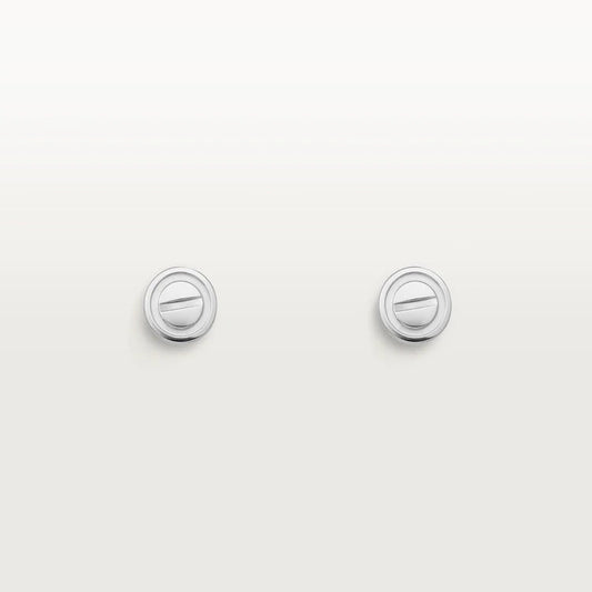 [Lumi Jewelry]LOVE EARRINGS SILVER 10MM