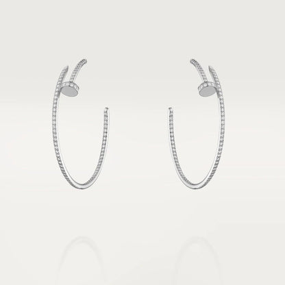 [Lumi Jewelry]JUSTE EARRINGS FULL DIAMONDS 1.8MM