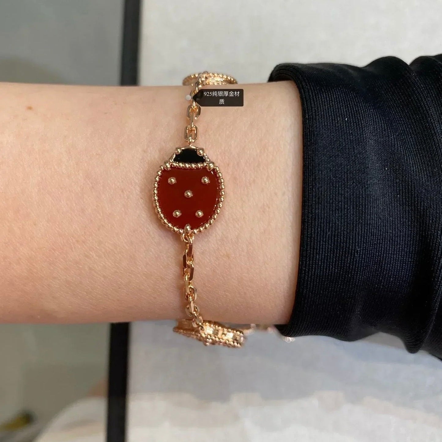 [Lumi Jewelry]LUCKY SPRING 5 MOTIF BRACELET