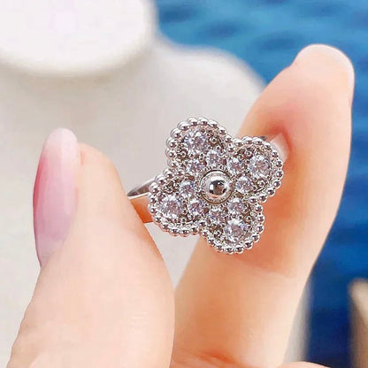 [Lumi Jewelry]CLOVER DIAMOND RING