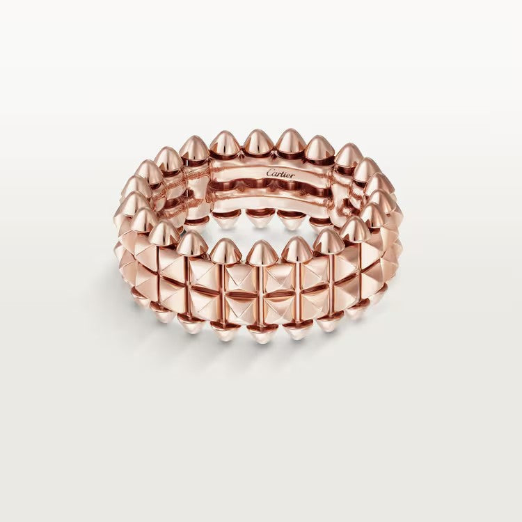 [Lumi Jewelry]CLASH 9.2MM DOUBLE ROW RING