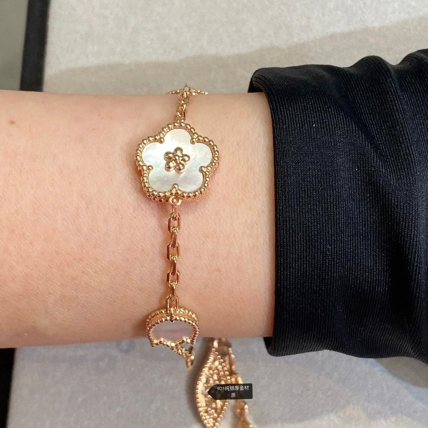 [Lumi Jewelry]LUCKY SPRING 5 MOTIF BRACELET