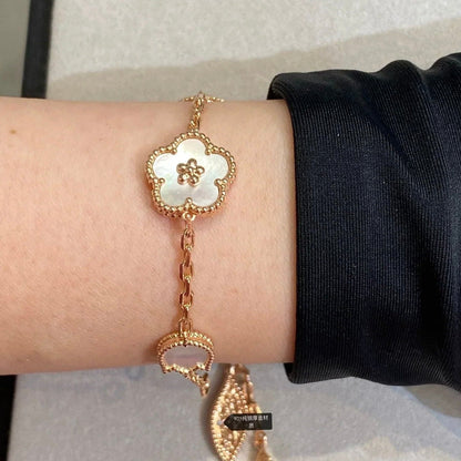 [Lumi Jewelry]LUCKY SPRING 5 MOTIF BRACELET