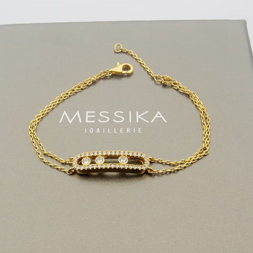 [Lumi Jewelery] Move Classique pav辿 bracelet