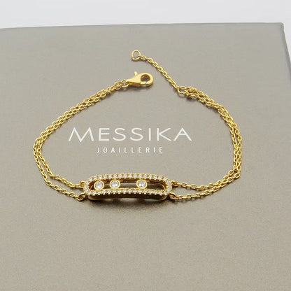 [Lumi Jewelery] Move Classique pav辿 bracelet